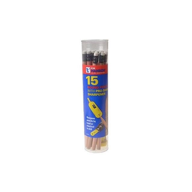 C.H. Hanson 15-Pack Round Marking Pencils & Sharpener C.H. Hanson 15-Pack Round Marking Pencils & Sharpener