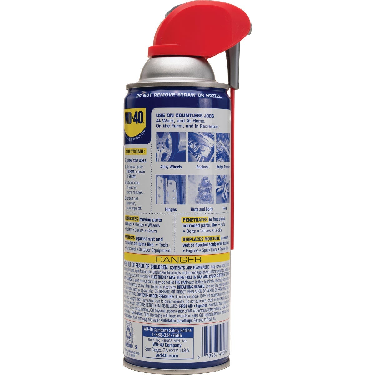 WD-40 12 Oz. Aerosol Multi-Purpose Lubricant with Smart Straw - photo 3