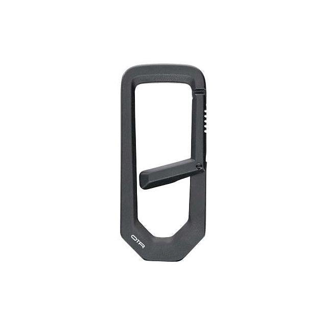 OTR 5 In. Black Aluminum Dual Compartment H Carabiner