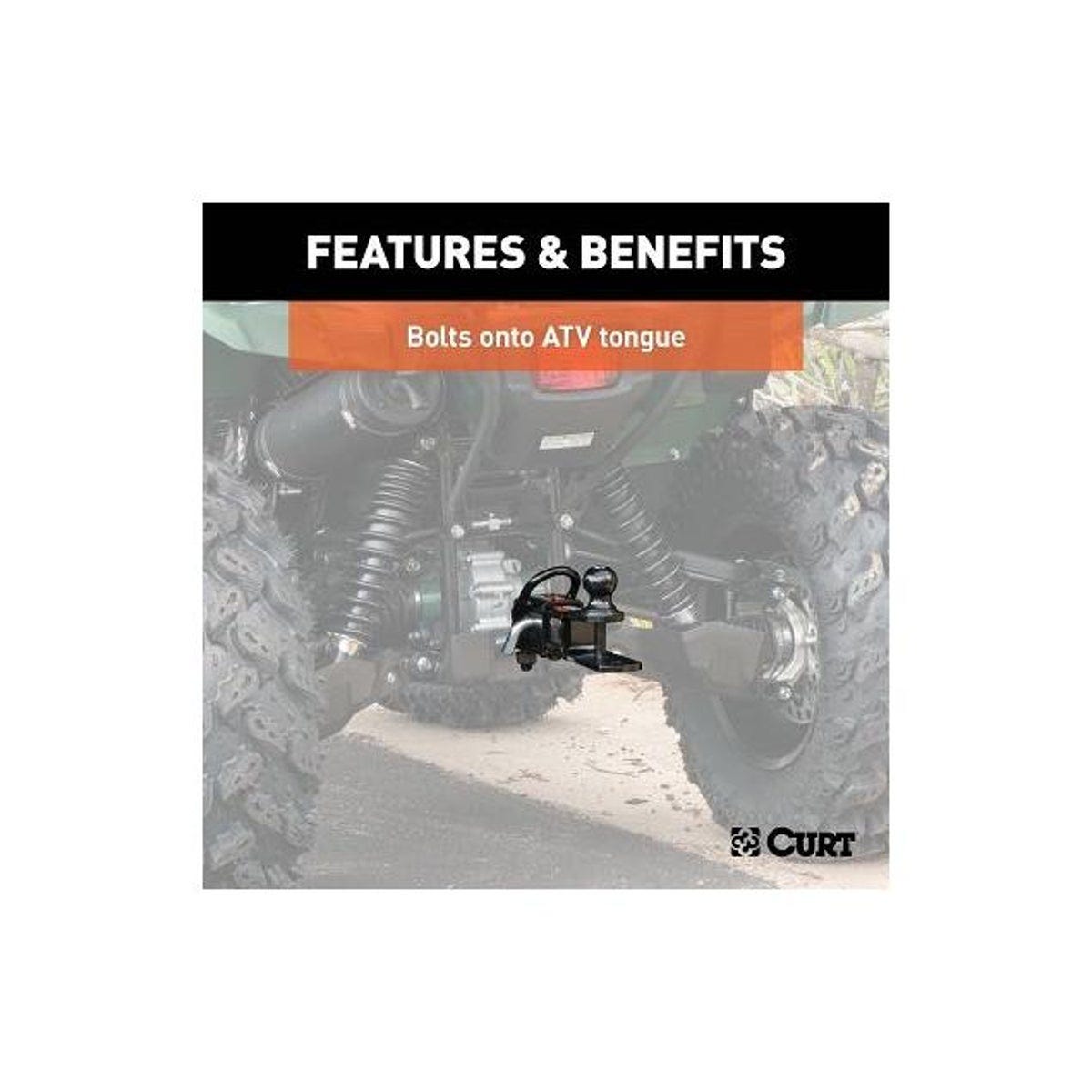 Curt Bolt-On ATV Tongue Adapter, 2 In. Receiver - photo 4 Curt Bolt-On ATV Tongue Adapter, 2 In. Receiver - photo 4