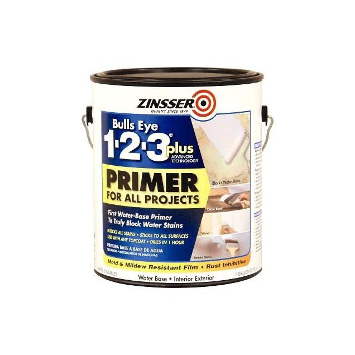 Zinsser Bulls Eye 1 Gal. 1-2-3 Plus Latex Primer
