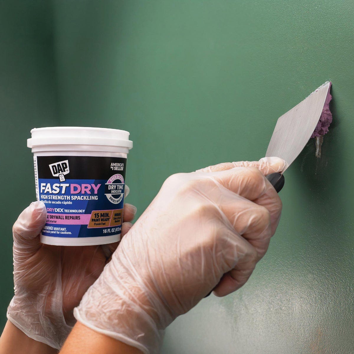DAP Fast Dry 16 Oz. High Strength Spackling with DryDex Technology - photo 6