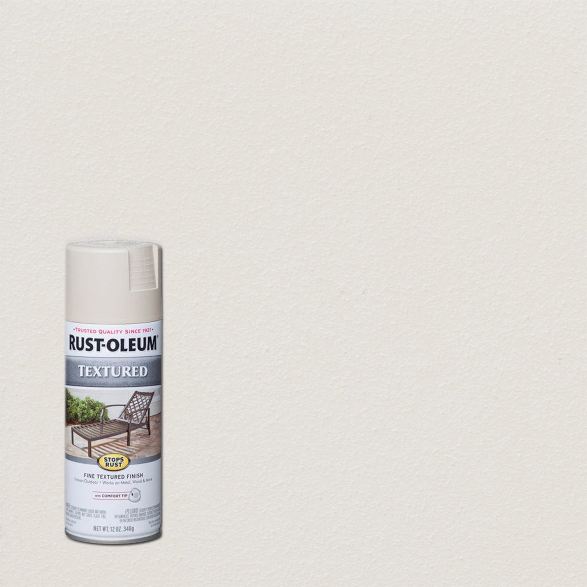 Rust-Oleum Stops Rust 12 Oz. Textured Finish Spray Paint, White Rust-Oleum Stops Rust 12 Oz. Textured Finish Spray Paint, White
