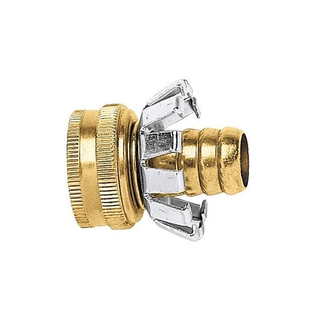 Gilmour Female End 1/2 In. Brass Hose Repair Coupler