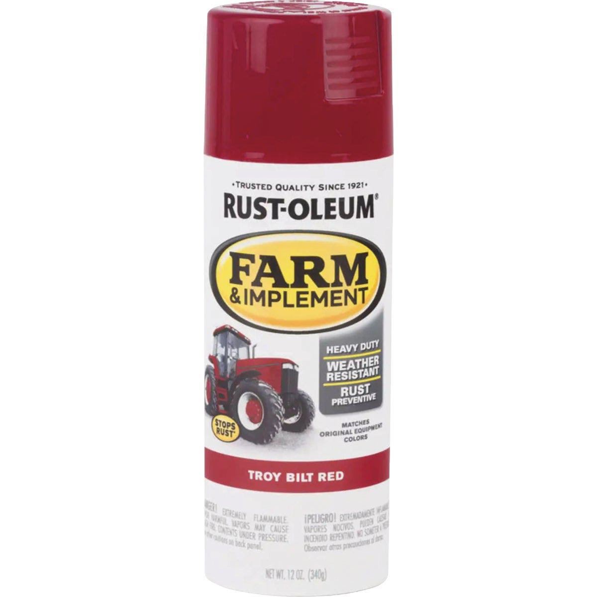 Rust-Oleum 12 Oz. Troy-Bilt Red Farm & Implement Spray Paint - photo 2