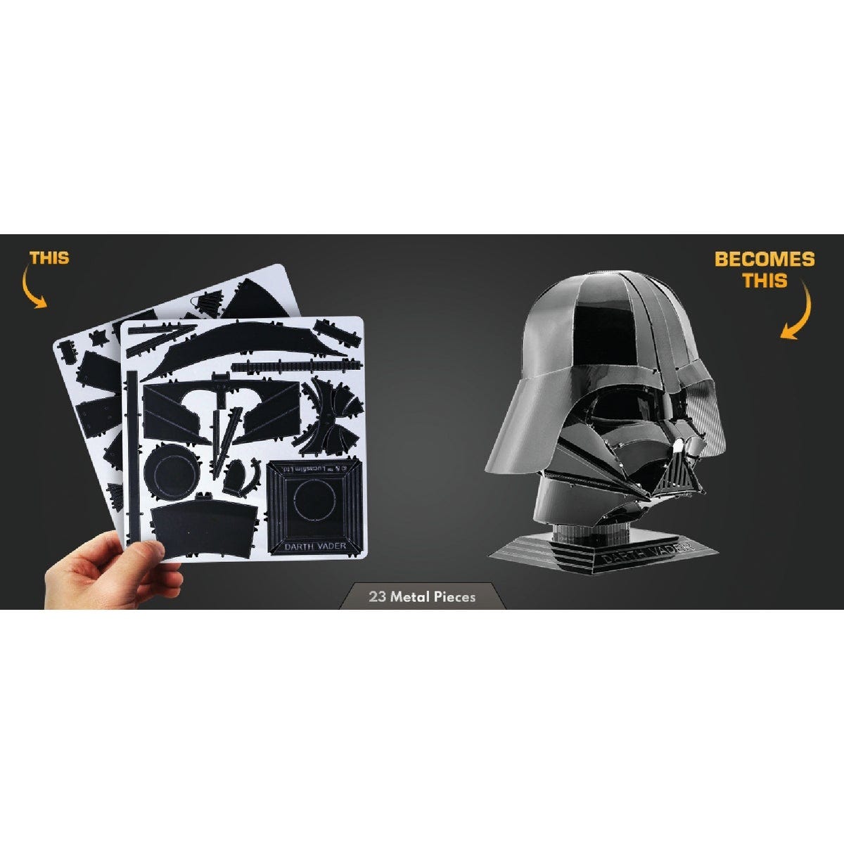 Metal Earth Darth Vader Helmet Model- - photo 3 Metal Earth Darth Vader Helmet Model- - photo 3