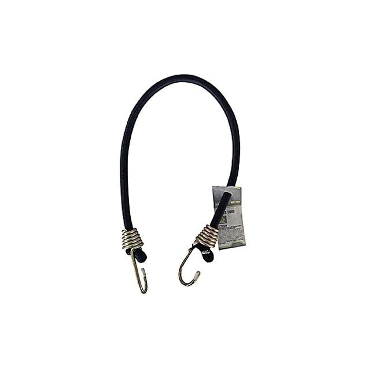 Heavy-Duty Black 24 In. Bungee Cord