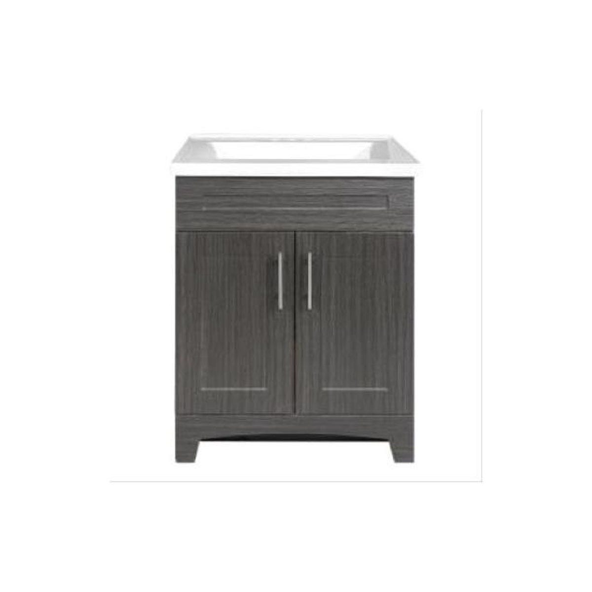 Royal Cabinets Moderna Grigio Finish Shaker Vanity Combo