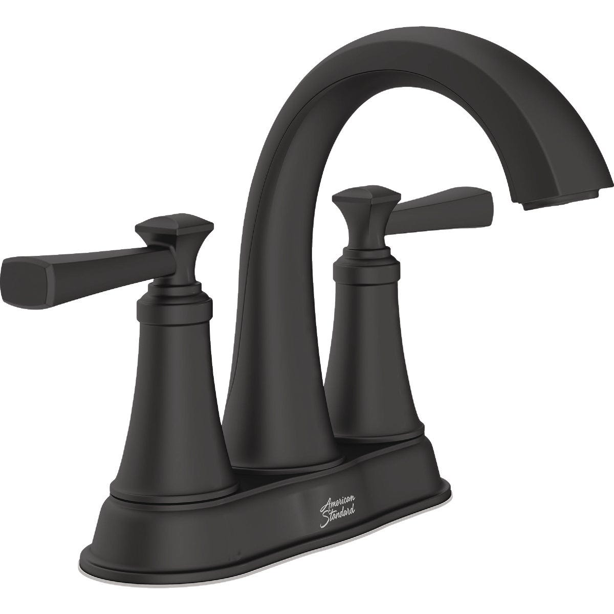 American Standard Glenmere Matte Black 2-Handle Lever 4 In. Centerset Bathroom Faucet with Pop-Up American Standard Glenmere Matte Black 2-Handle Lever 4 In. Centerset Bathroom Faucet with Pop-Up