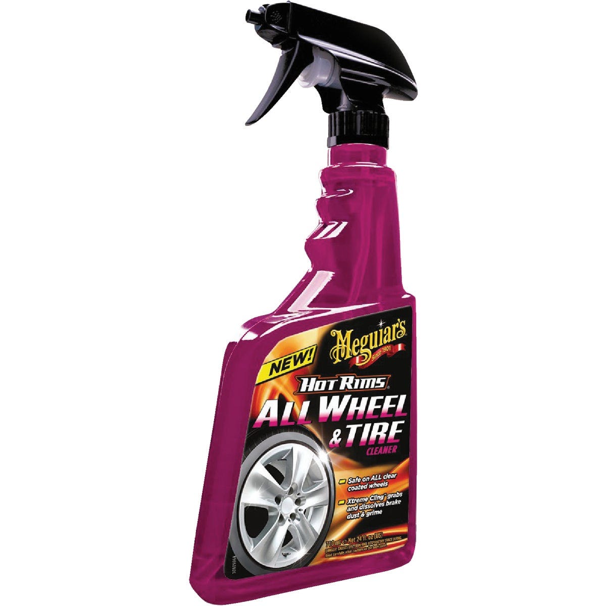  Meguiars Hot Rims 24 Oz. Trigger Spray Wheel Cleaner - photo 2