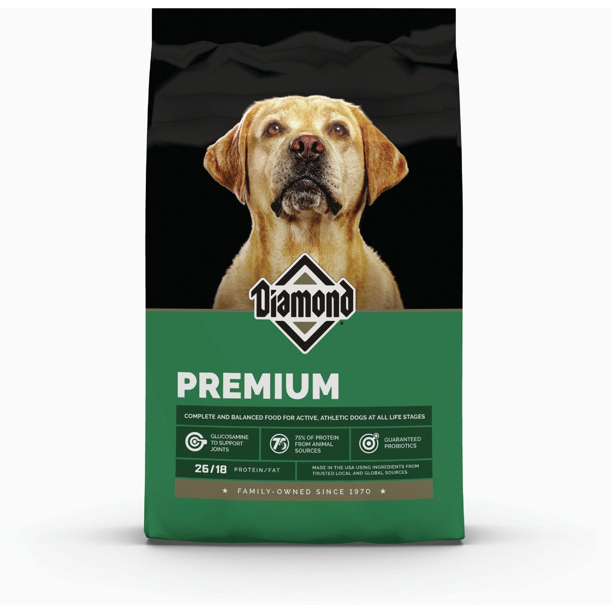 Diamond 50 Lb. 26/18 Protein/Fat Premium Dog Food