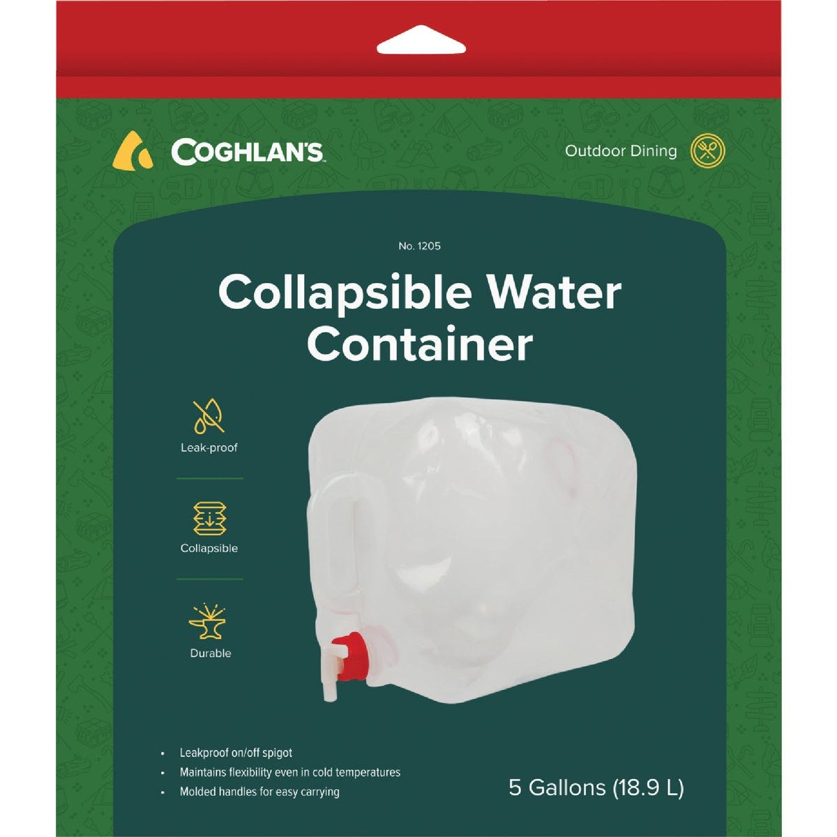 Coghlans 5 Gal. Collapsible Water Container Coghlans 5 Gal. Collapsible Water Container