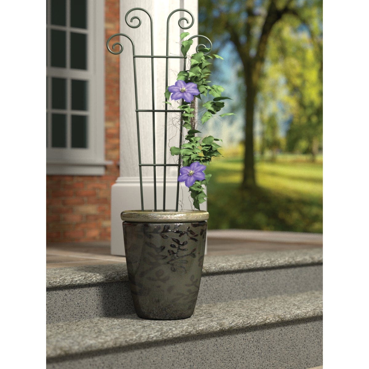 Panacea 48 In. x 16 In. Green Wave Trellis - photo 3 Panacea 48 In. x 16 In. Green Wave Trellis - photo 3