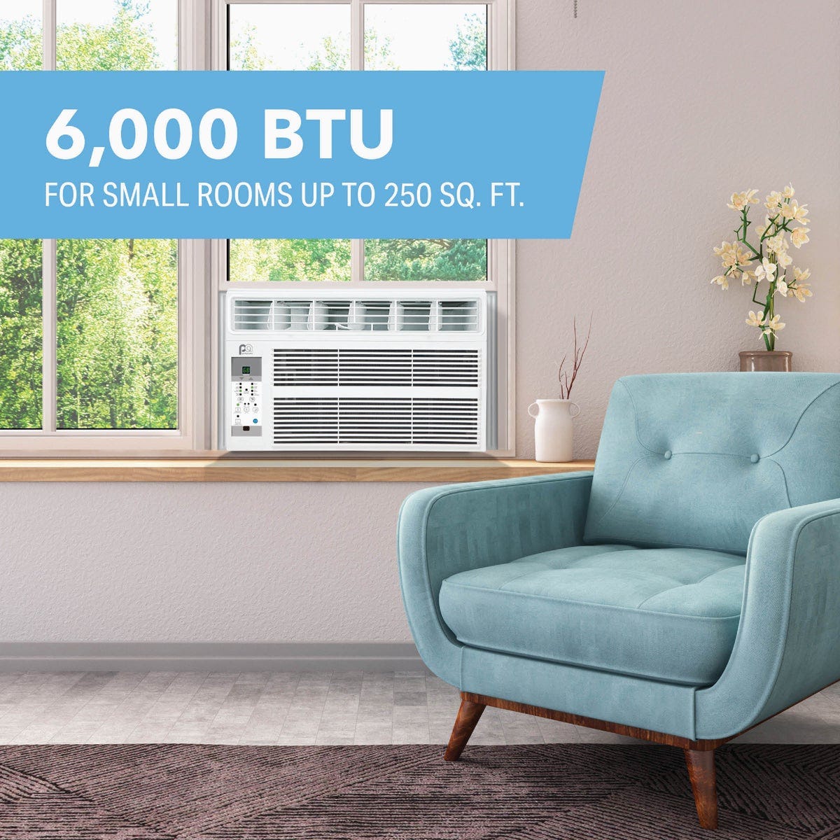 Perfect Aire 6000 BTU 250 Sq. Ft. Window Air Conditioner with Remote Control - photo 2