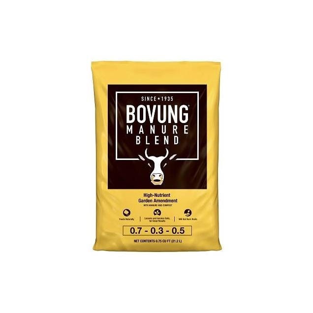 Bovung 25 Lb. 0.7-0.3-0.5 Formula Dehydrated Manure Bovung 25 Lb. 0.7-0.3-0.5 Formula Dehydrated Manure