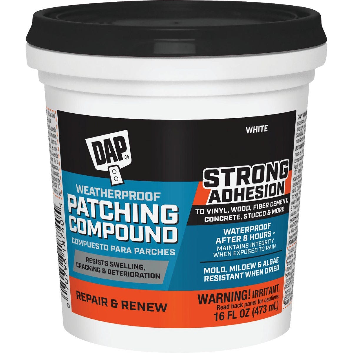 DAP 16 Oz. White Weatherproof Patching Compound DAP 16 Oz. White Weatherproof Patching Compound