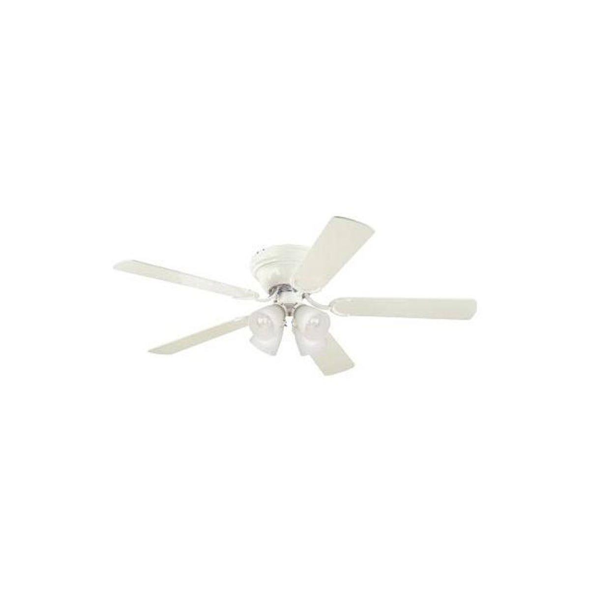 Westinghouse Contempra IV 52 In. White Ceiling Fan with Light Kit