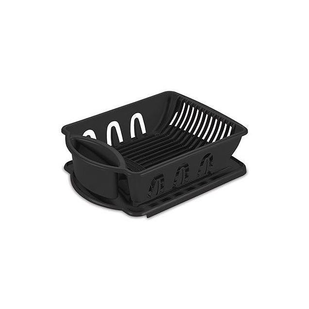 Sterilite Black Dish Sink Set (2-Piece)