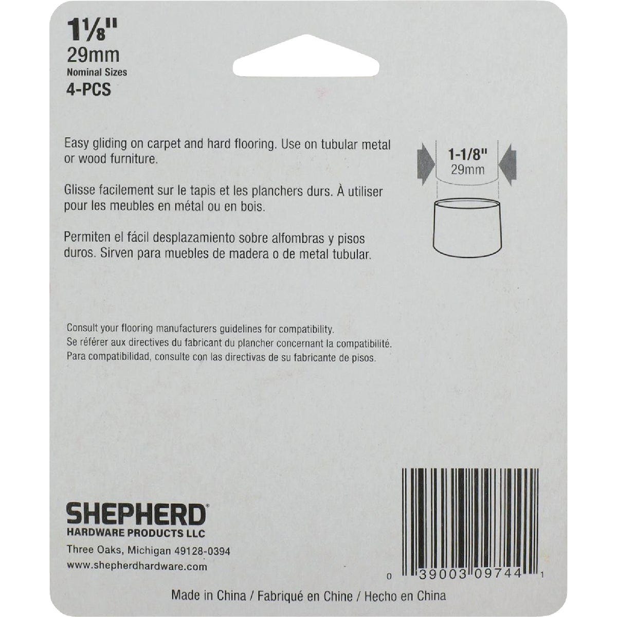 Do it 1-1/8 In. Low Rise Plastic Furniture Leg Tip, (4-Pack) - photo 4