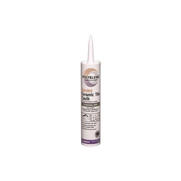 Custom Building Products 10.5 Oz. Sanded Platinum Polyblend Ceramic Tile Caulk Custom Building Products 10.5 Oz. Sanded Platinum Polyblend Ceramic Tile Caulk
