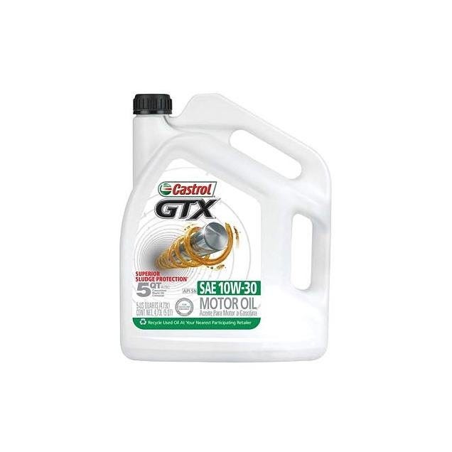 Castrol GTX 5-Qt. 10W-30 Motor Oil Castrol GTX 5-Qt. 10W-30 Motor Oil