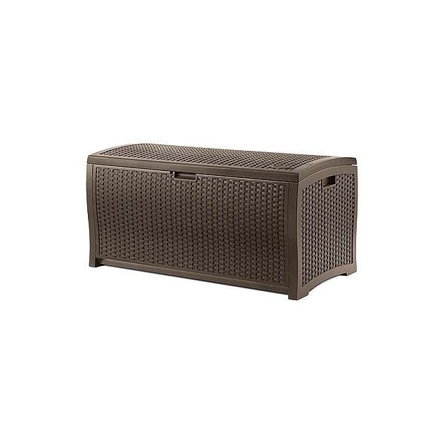 Suncast 73 Gal. Resin Java Deck Storage Box, 46 In. x 21.6 In. x 22.5 In. - photo 2 Suncast 73 Gal. Resin Java Deck Storage Box, 46 In. x 21.6 In. x 22.5 In. - photo 2