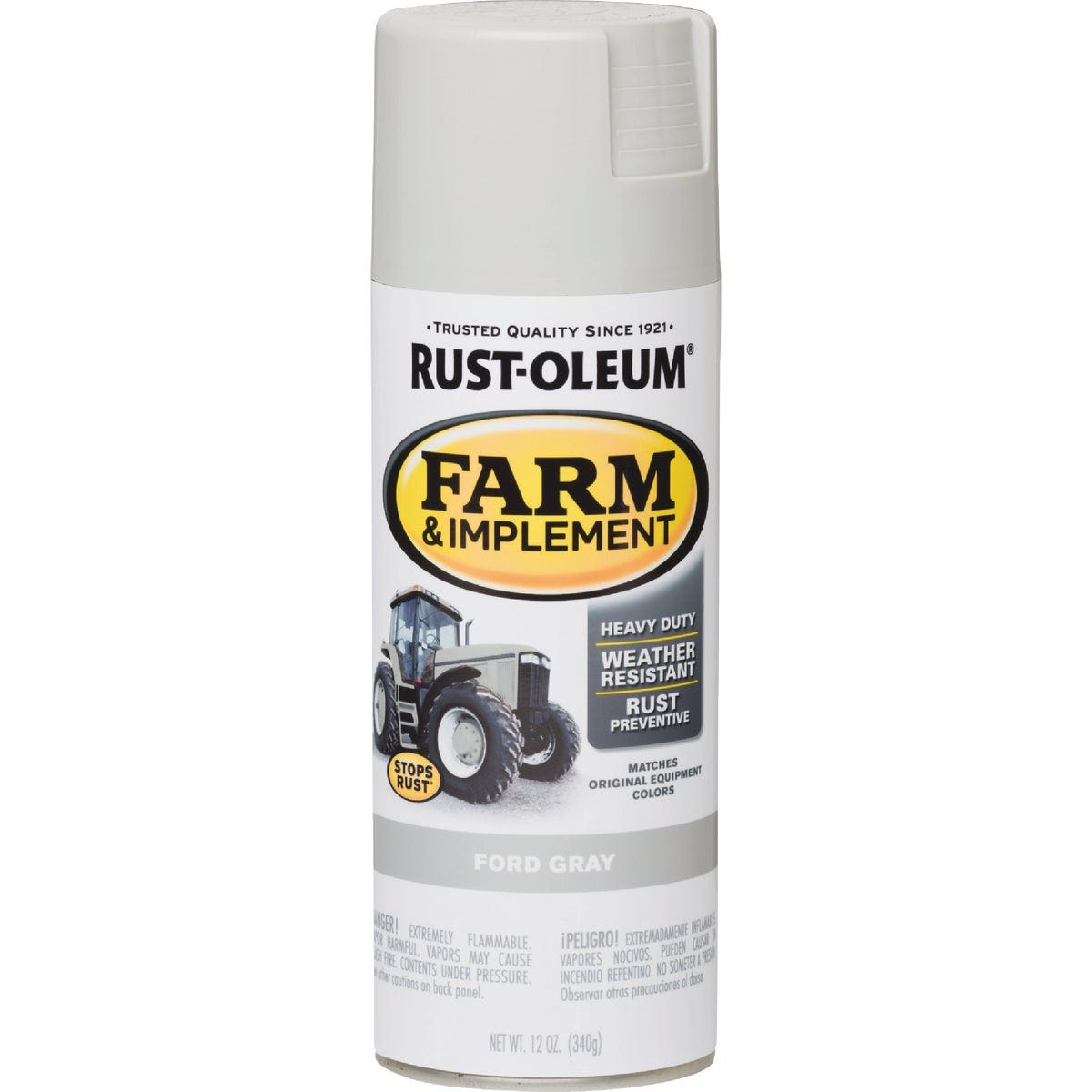 Rust-Oleum 12 Oz. Ford Gray Farm & Implement Spray Paint - photo 2