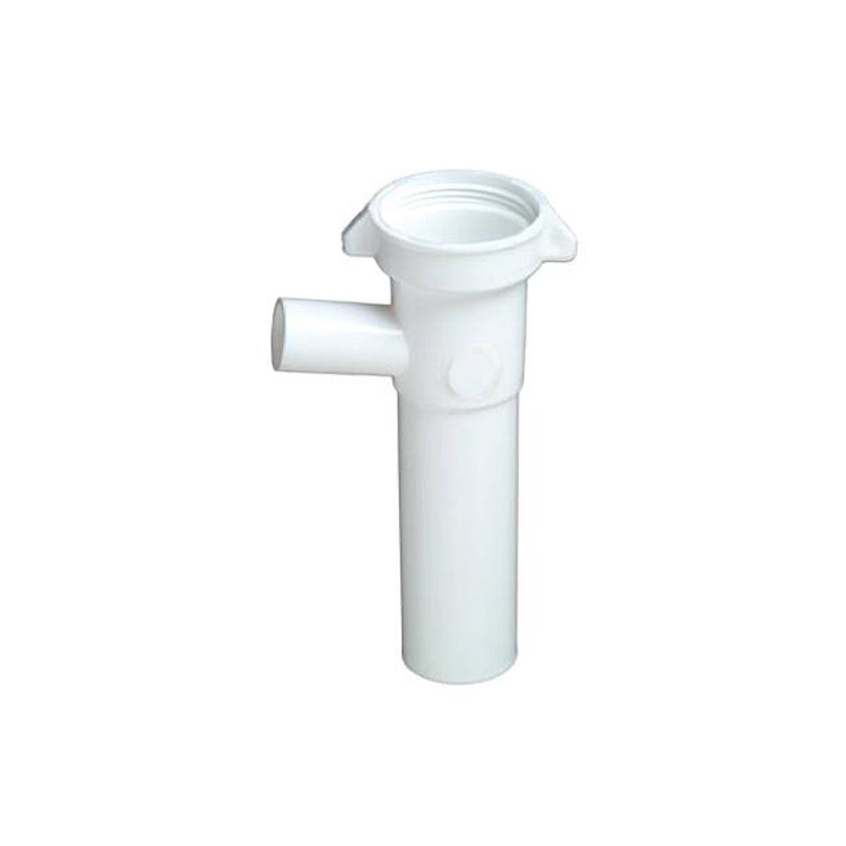 Master Plumber For 1-1/2 In. OD Tube White Plastic Dishwasher Branch Tailpiece