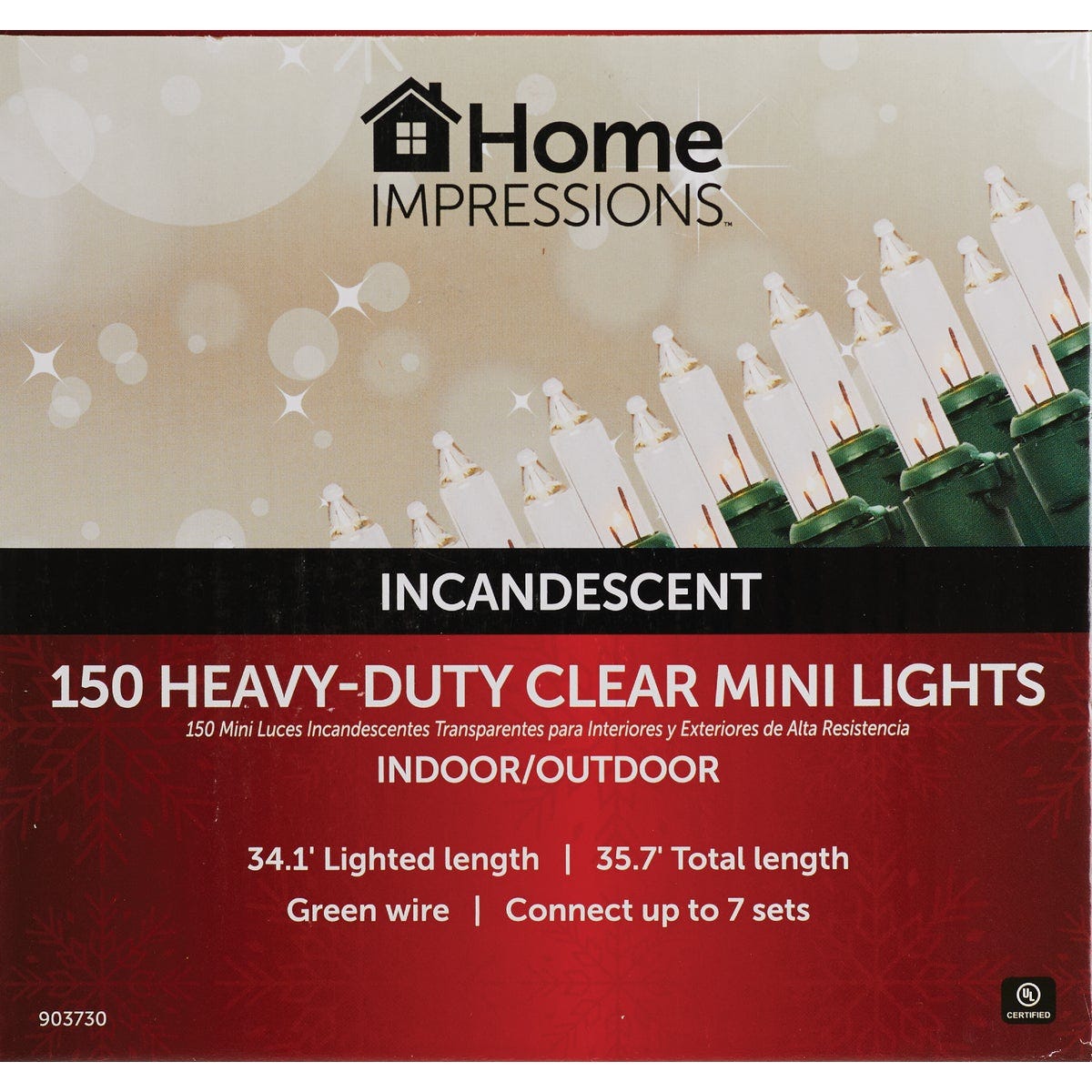 Home Impressions Clear 150-Bulb Heavy-Duty Mini Incandescent Light Set - photo 2