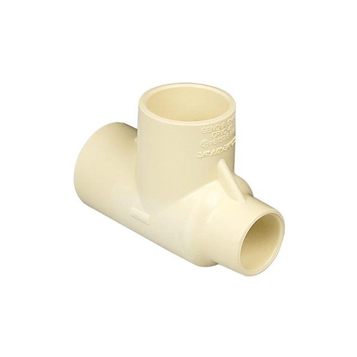 Nibco 3/4 x 1/2 x 3/4 In. Beige CPVC Pipe Tee