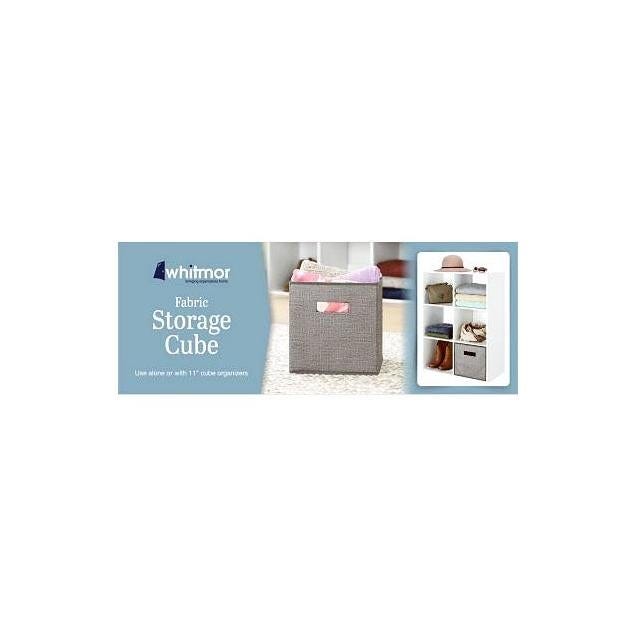 Whitmor Gray Collapsible Fabric Storage Cube - photo 2 Whitmor Gray Collapsible Fabric Storage Cube - photo 2