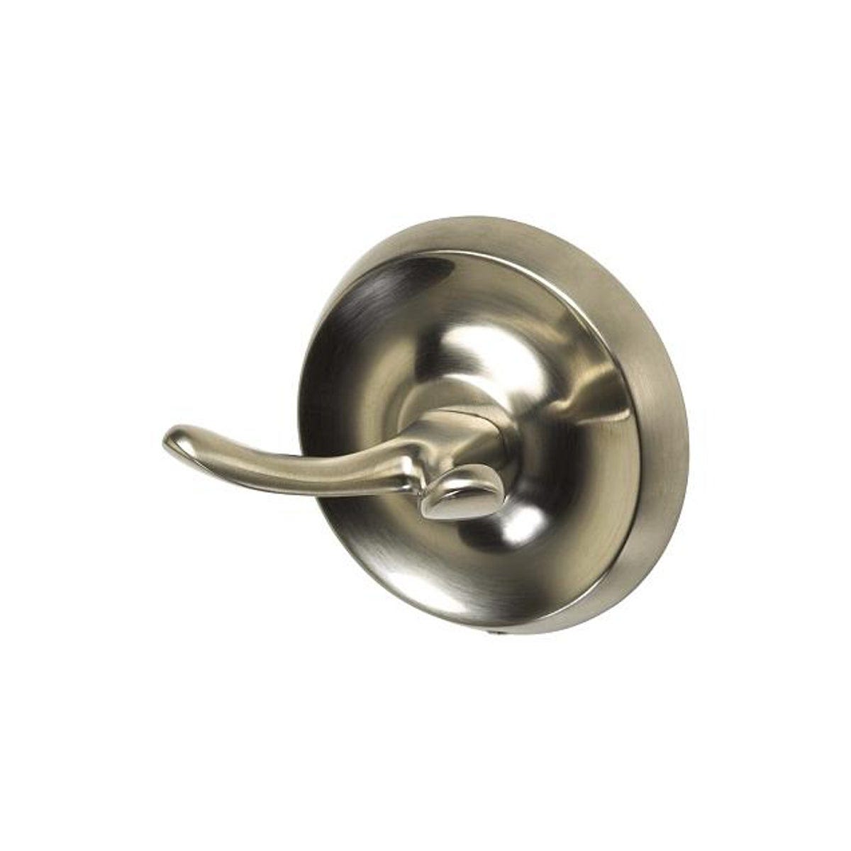HomePointe Brushed Nickel Rounded Robe Hook