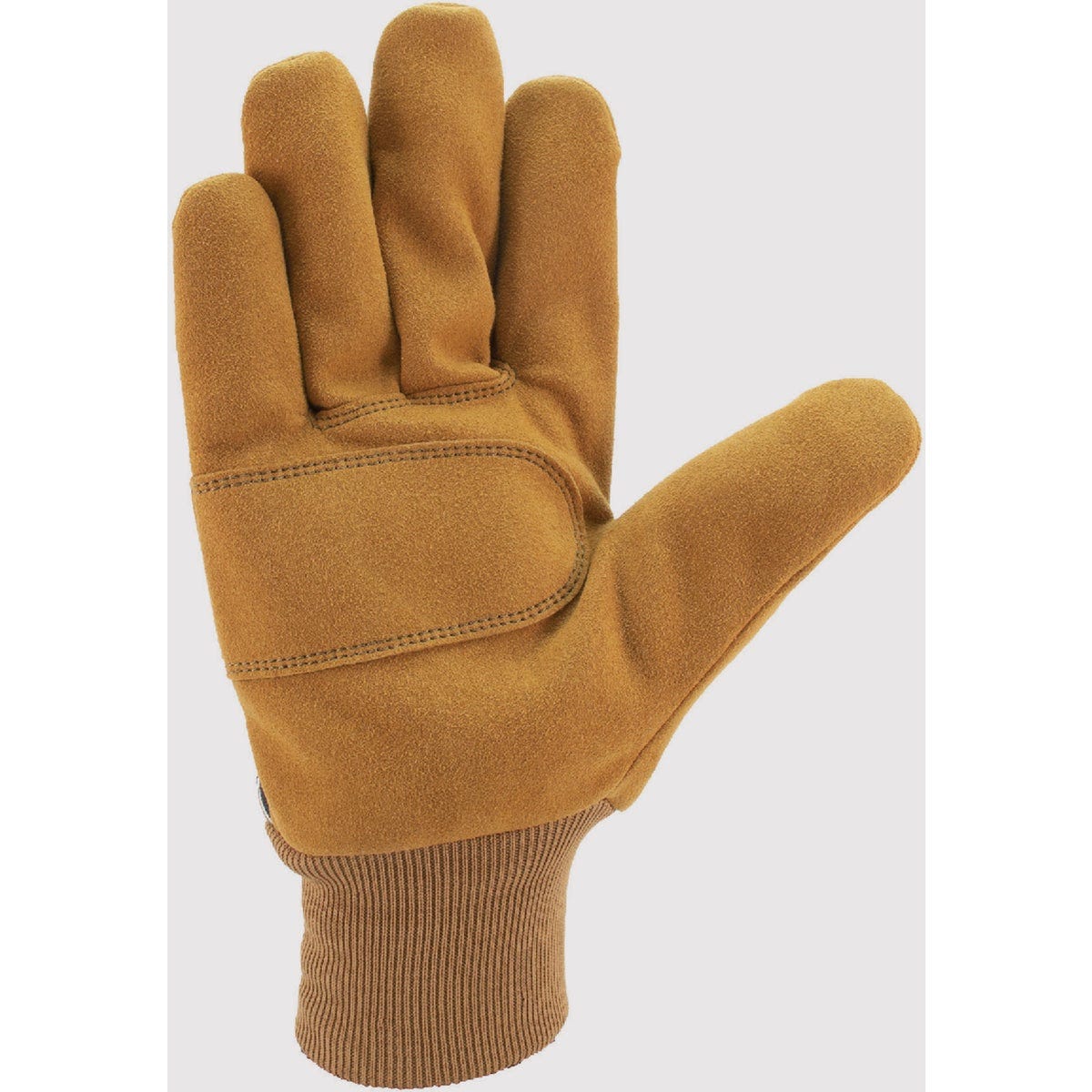 Carhartt Men's Small Brown Duck Synthetic Suede Knit Cuff Glove - photo 2