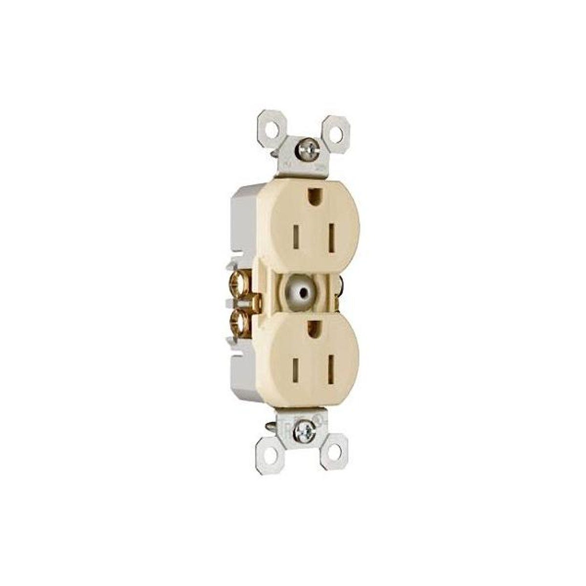Legrand Pass & Seymour 15A 125V Tamper-Resistant Receptacle, Ivory