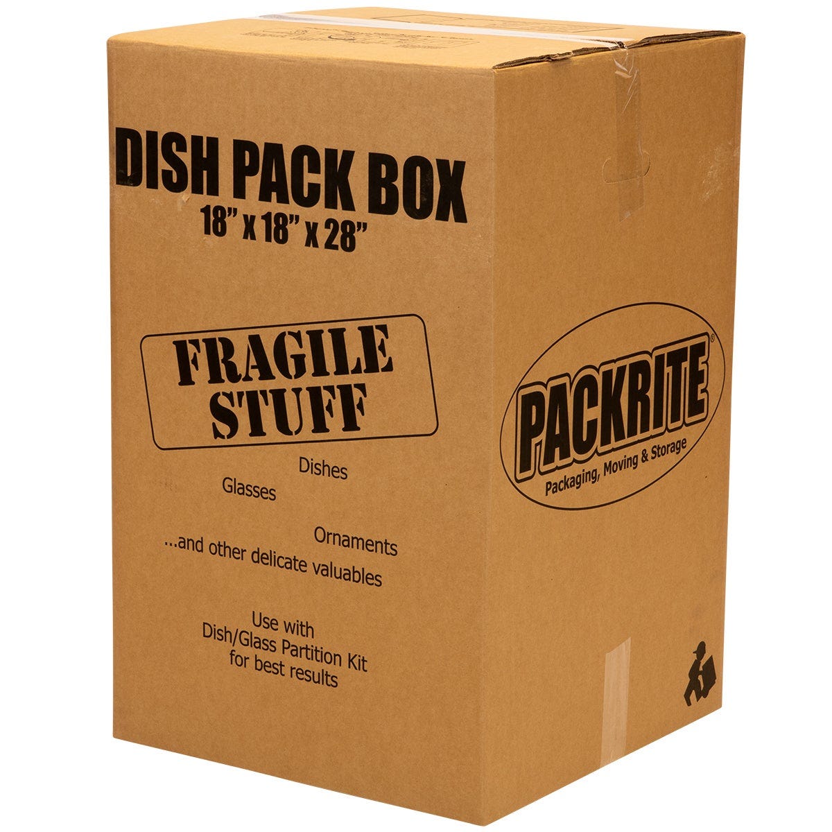 Mover One 18 In. x 18 In. x 24 In. Dish Pack Moving Box
