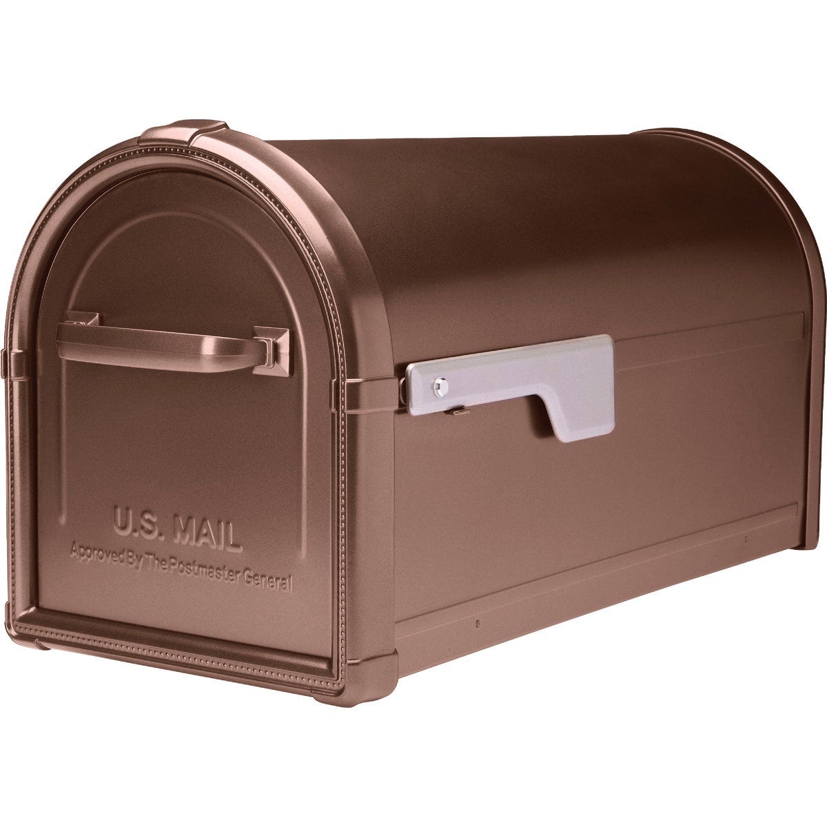 Architectural Mailboxes Hillsborough Copper Galvanized Steel Post Mount Mailbox Architectural Mailboxes Hillsborough Copper Galvanized Steel Post Mount Mailbox