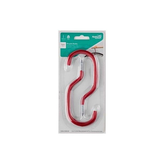 National Hardware 4 In. Red Vinyl Coated Bicycle Hook - photo 2 National Hardware 4 In. Red Vinyl Coated Bicycle Hook - photo 2