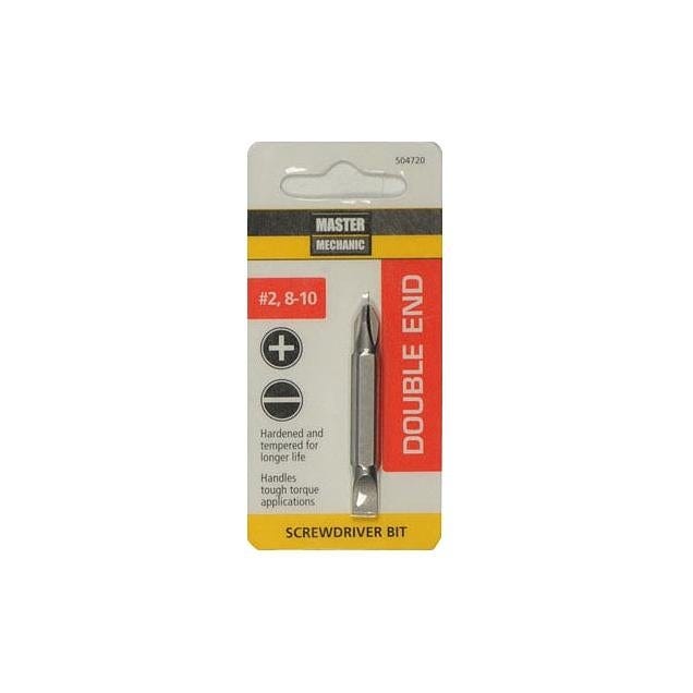 Master Mechanic Phillips #2 Double-End Insert Bit Master Mechanic Phillips #2 Double-End Insert Bit