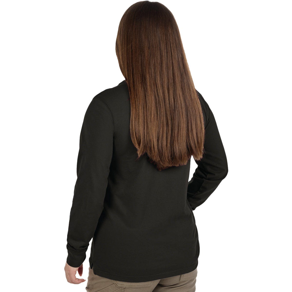 Milwaukee GRIDIRON Women's Small Black Long Sleeve Pocket T-Shirt - photo 2