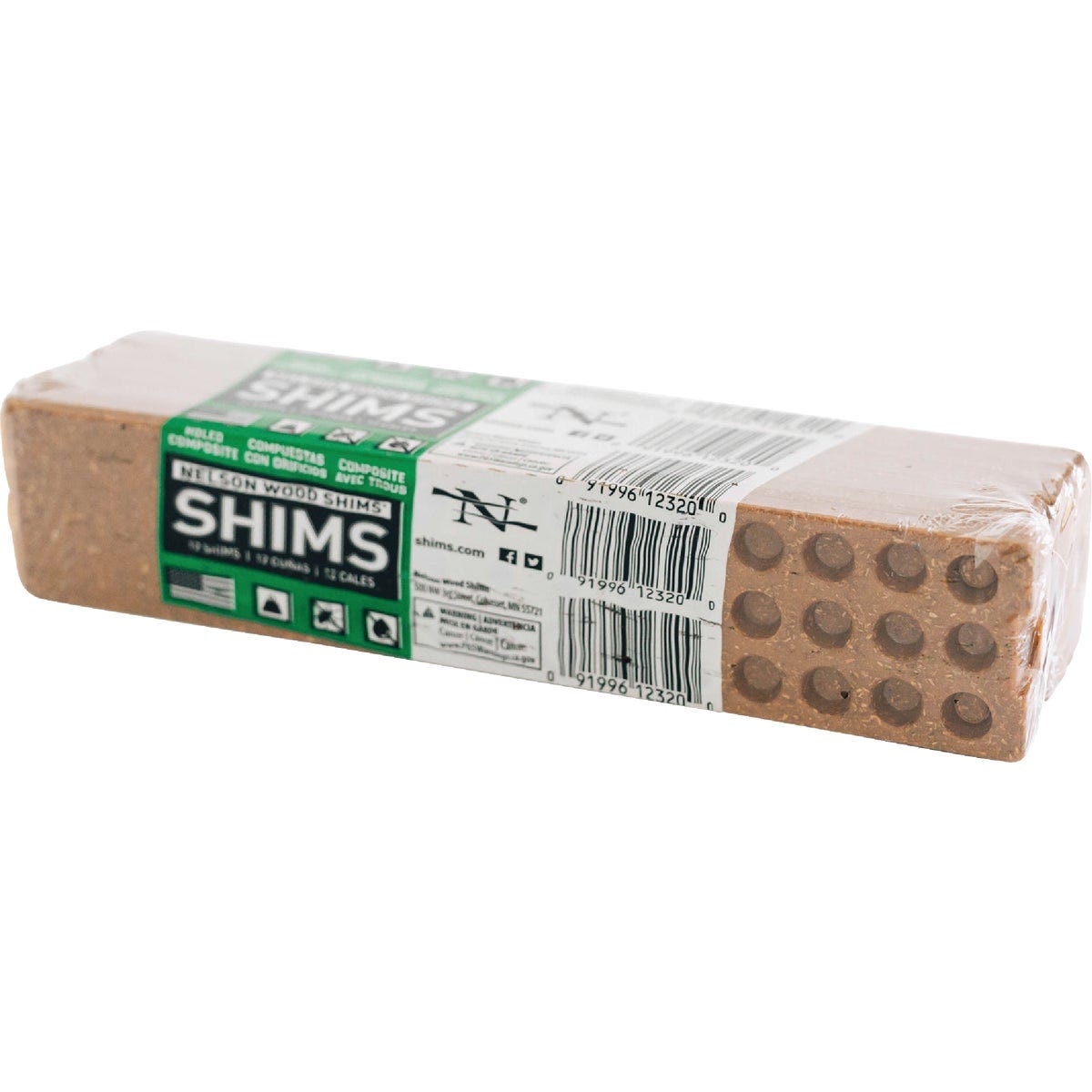 Nelson Wood Shims 8 In. L Holed Composite Shims (12-Count) - photo 2 Nelson Wood Shims 8 In. L Holed Composite Shims (12-Count) - photo 2