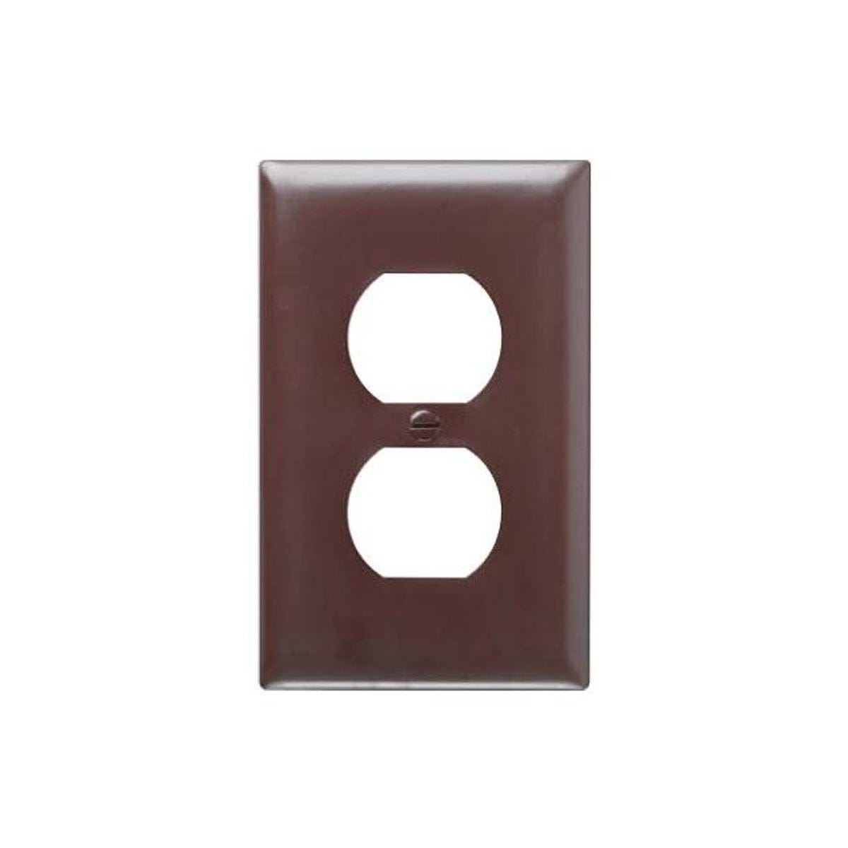 Legrand Pass & Seymour Brown Nylon 1-Gang Wall Plate