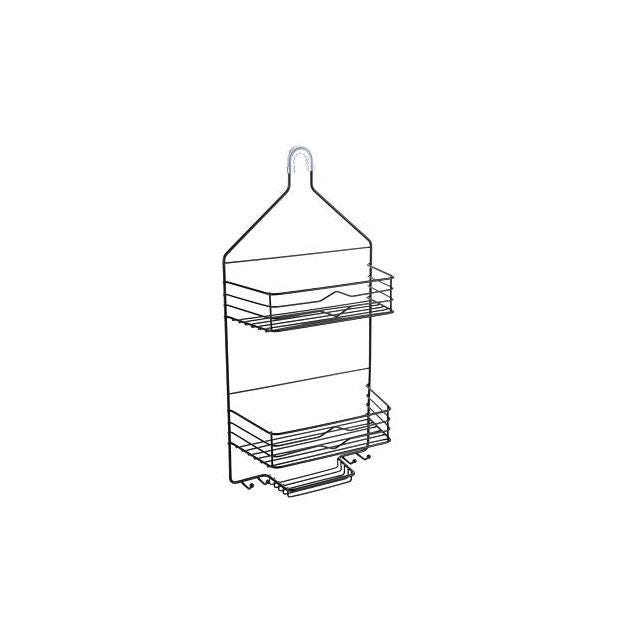 Moda At Home Jacob Black Steel Shower Caddy Moda At Home Jacob Black Steel Shower Caddy