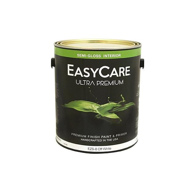 EasyCare Ultra Premium 1 Gal. Off White Semi-Gloss Interior Latex Paint & Primer
