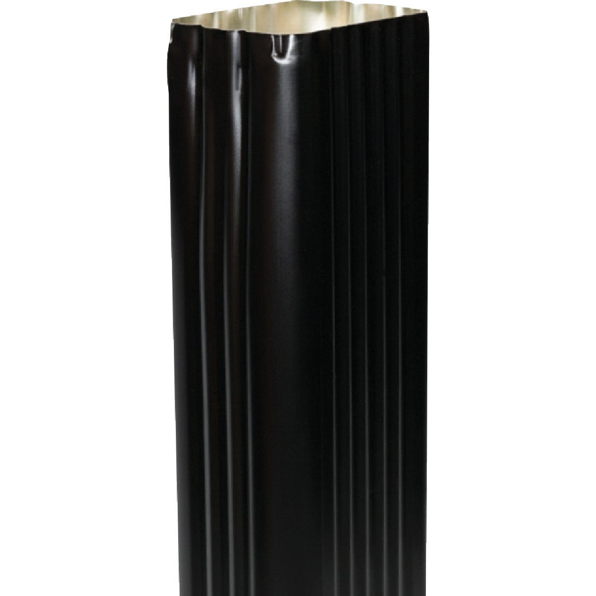 Spectra Metals 3 In. x 4 In. x 15 In. K-Style Black Aluminum Downspout Extension - photo 2