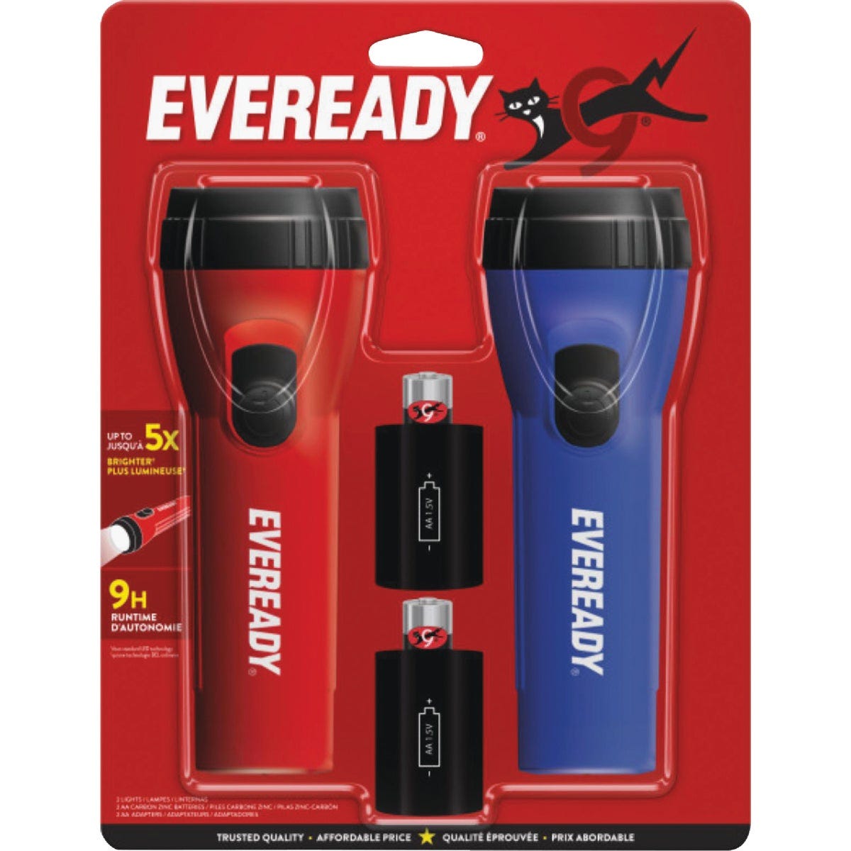 Eveready 7 Lm. LED 2D General Purpose Flashlight Set Eveready 7 Lm. LED 2D General Purpose Flashlight Set