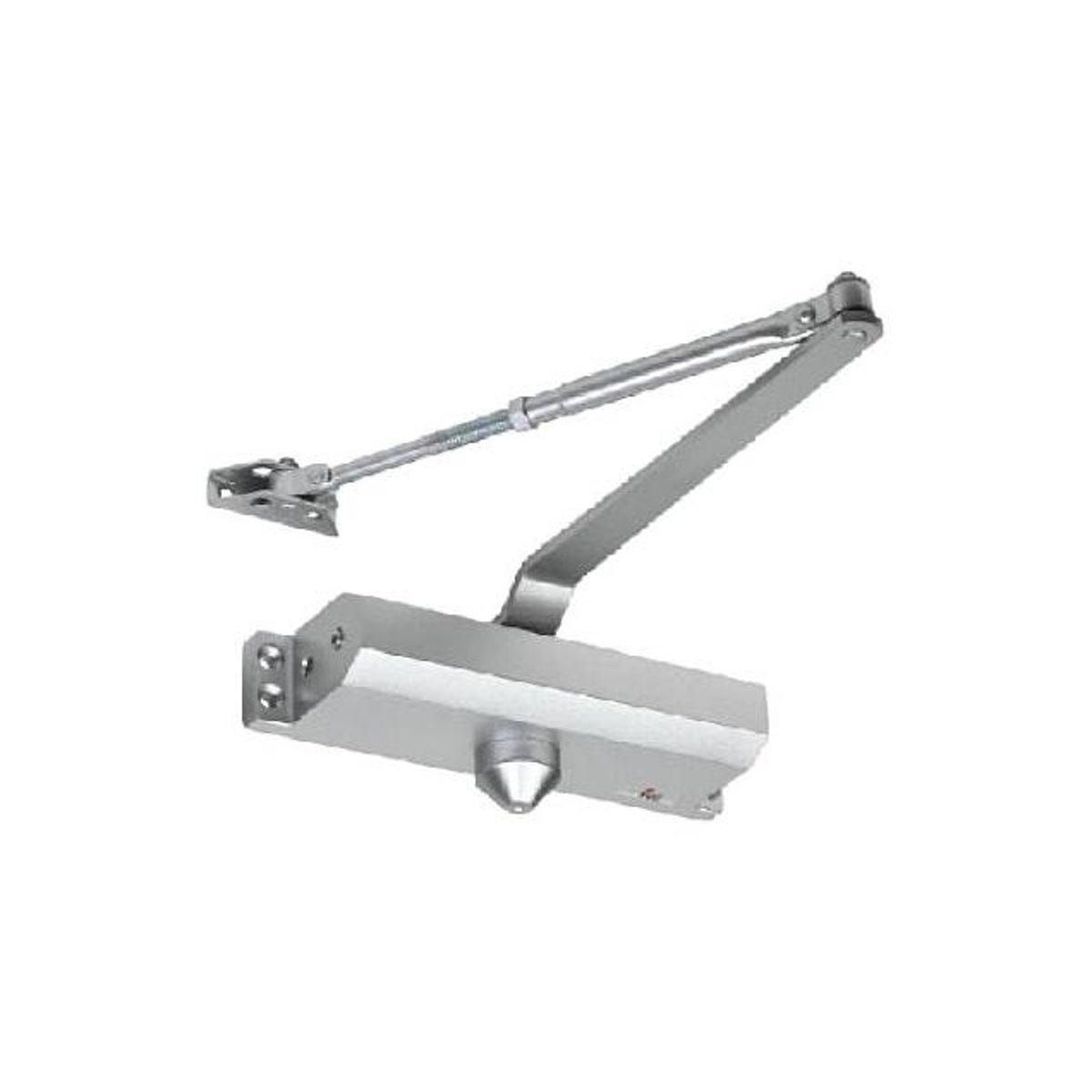 Tell Aluminum Finish Commercial Door Closer, Size 3 Tell Aluminum Finish Commercial Door Closer, Size 3