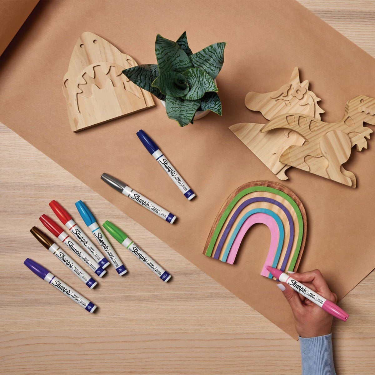 Sharpie Assorted Metallic Medium Point Oil-Based Paint Marker (5-Pack) - photo 4
