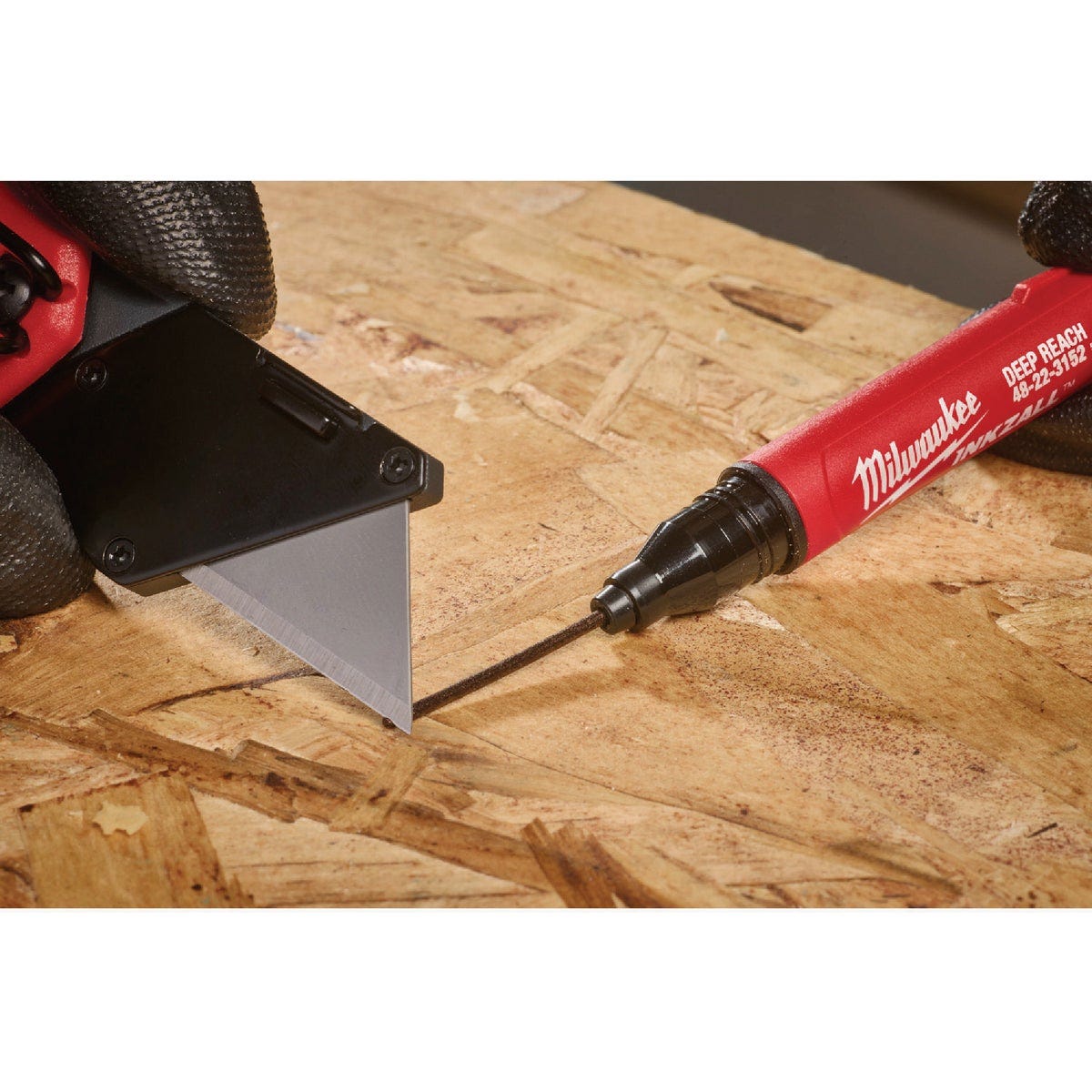 Milwaukee INKZALL 2-in-1 Deep Reach Ultra Fine Point Black Jobsite Marker - photo 4