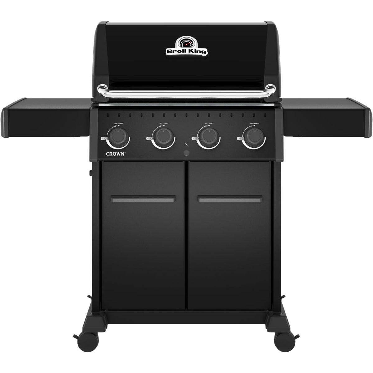 Broil King Crown 420 Shadow 4-Burner Black 40,000 BTU LP Gas Grill