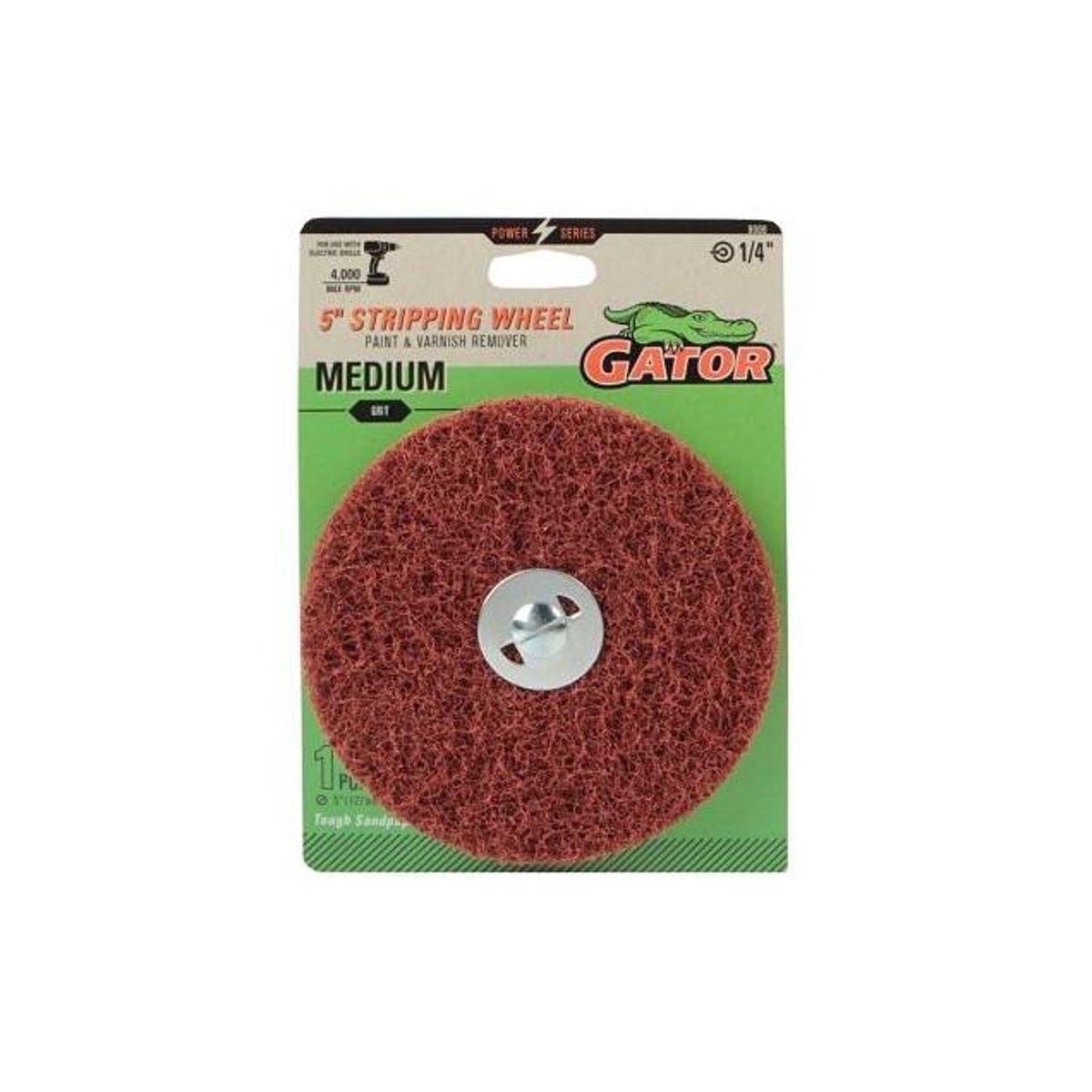 Gator 5 In. Medium Grit Paint & Rust Remover Stripping Disc